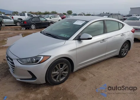2018 Hyundai Elantra Sel z USA, uszkodzony, nr VIN 5NPD84LF7JH244735